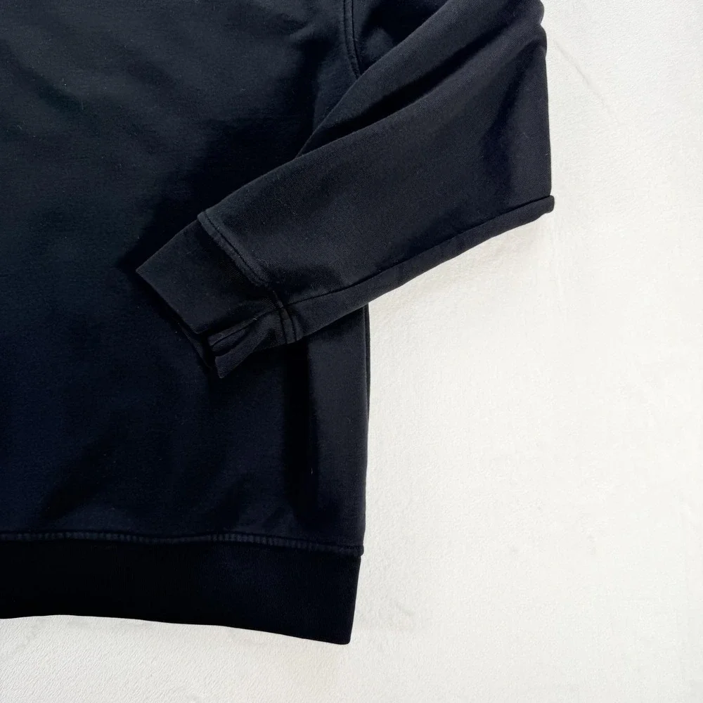 Levi's Sweatshirt Mens Large Black Fleece Crewneck Relaxed Pullover Logo